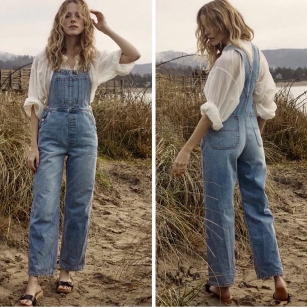 Doen Myrtle Overalls in Biscay Wash